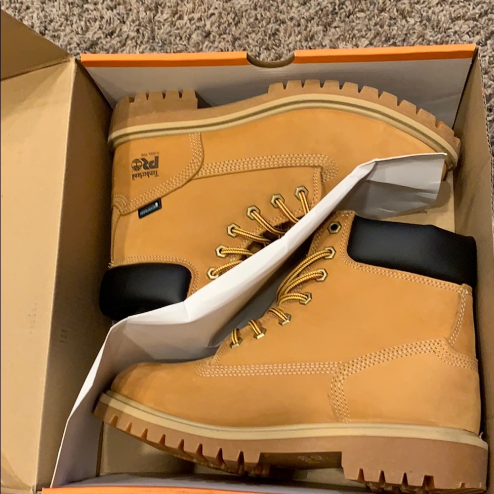 Brand new in box Timberland Pro boots 8.5 women’s